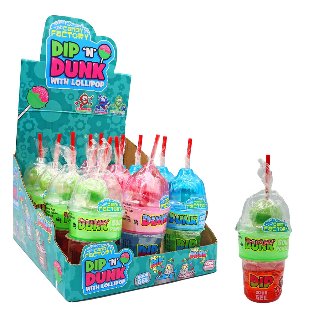 Crazy Candy Factory Dip n Dunk 68g
